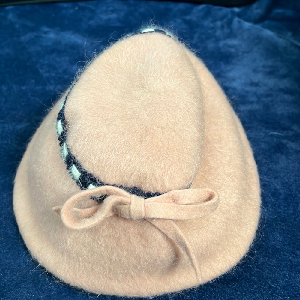 Pink vintage hat